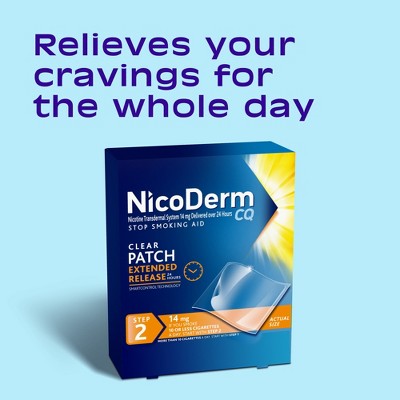 NicoDerm CQ Stop Smoking Aid Clear Patches Step 2 - 14ct_4