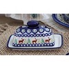 Blue Rose Polish Pottery 1377 Zaklady Butter Dish - 2 of 3