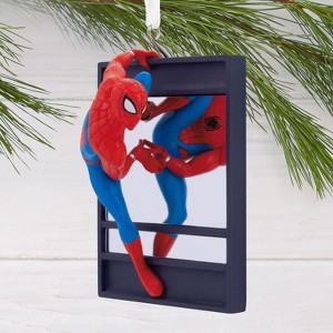 Marvel Spider-Man on Window Hallmark Ornament - 1 of 3