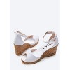 Aiguafreda Limited Edition Canvas Espadrille Sandal Wedges - 3 of 4