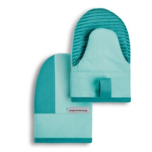 KITCHENAID Beacon Two-Tone Mini Oven Mitt 2-Pack Set - 1 of 4