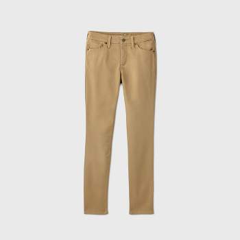 Women's Stretch Woven High-rise Taper Pants - All In Motion™ Light Beige 2x  : Target