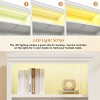 83.4 Inch Tall Bookshelf with Light Strip, Adjustable 5-Tier Storage Organizer for Home Office or Living Room-Maison Boucle - 4 of 4