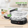 Nutrichef 17 Cup Automatic Yogurt Maker - Black - 3 of 4