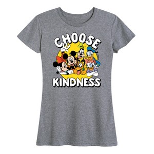 Women's - Disney - Choose Kindness Short Sleeve Graphic T-Shirt - 1 of 4