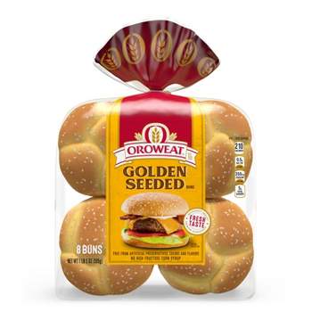 Oroweat Premium Golden Seeded Sliced Buns - 21oz/8ct