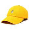 Dalix Peace Sign Embroidered V Cotton Dad Hat Baseball Cap Adjustable Mens - 4 of 4