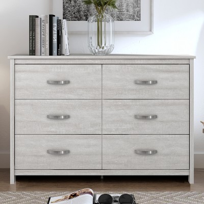 Galano Layton 6 Drawer 47.2 in. Wide Dresser (Sturdy, Effortless Assembly with Interlocking Drawers)