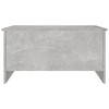 vidaXL Coffee Table Concrete grey Engineered wood Medium Storage - 3 of 4