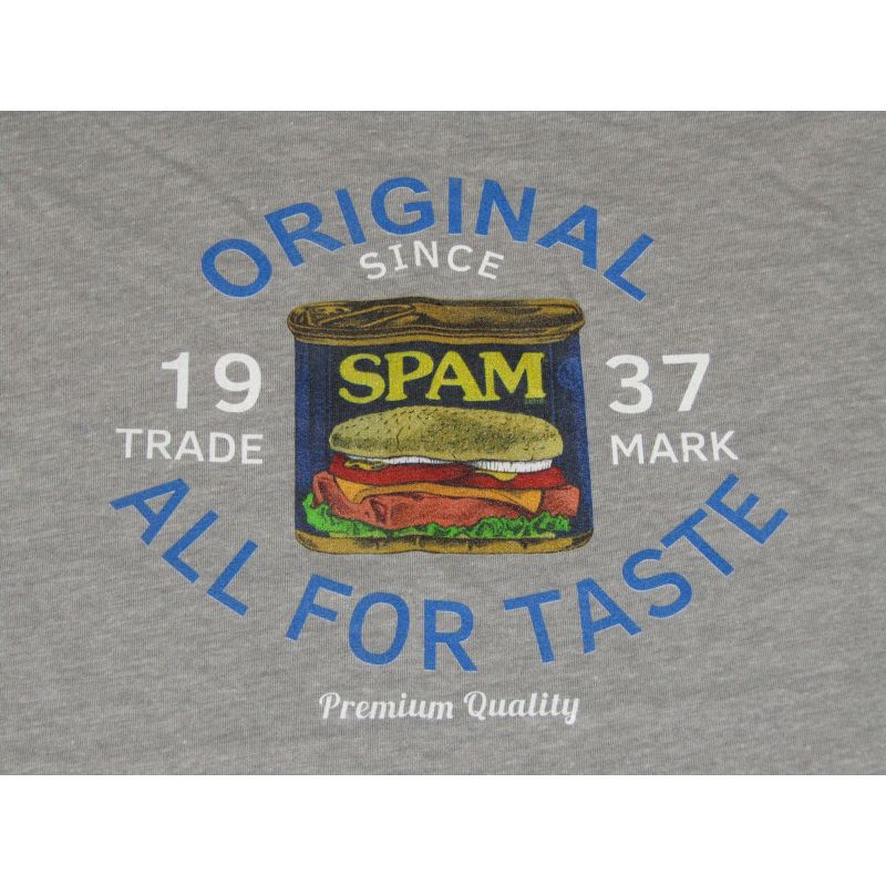 Spam Original All For Taste Women's Gray Heather Crop T-shirt, 2 of 3