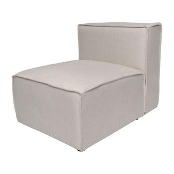 Flash Furniture Bridgetown Luxury Modular Sectional Sofa, Armless Center Seat