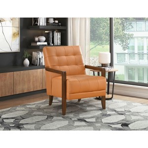CAVINAS Modern Accent Chair Living Room Chair Armchair Comfy Chair Lounge Chair for Living Room, Bedroom - 1 of 4