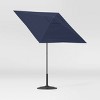 6' Square Outdoor Patio Market Umbrella with Black Pole - Threshold™ - 3 of 4