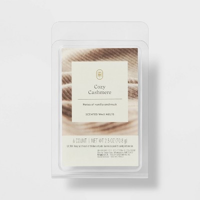 6ct Cozy Cashmere Wax Melts 2.5oz - Threshold™