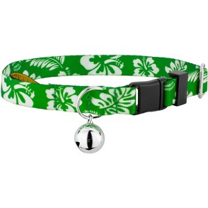 Country Brook Petz Kelly Green Hawaiian Cat Collar - 1 of 1