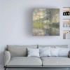 Trademark Fine Art -Monet 'Poplars On The Epte' Canvas Art - 2 of 4