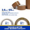 Itopfox Heavy Duty Brown Packing Tape with Dispenser, 2.6mil Thick Secure Sticky Packaging Tape for Carton Sealing, Shipping, Mailing & Storage - 4 of 4