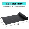 WhizMax Weed Barrier Landscape Fabric, Non-Woven 1.8oz Ground Cover Weed Block Gardening Mat, Easy Setup & Superior Weed Control - 2 of 4