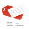 Unique Bargains Plastic Lightweight Backpack Identifier Card Luggage Tags 5 Pcs - 4 of 4