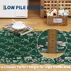 Acekool Floral Runners,Kitchen Runner Rug Ultra-Thin, Non-Slip Hallway Rug Stain Resistant Boho Low-Pile Carpet for ‎Bathroom Bedroom - 4 of 4