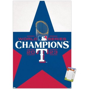 Trends International MLB Texas Rangers - 2023 World Series Team Logo Unframed Wall Poster Prints - 1 of 4