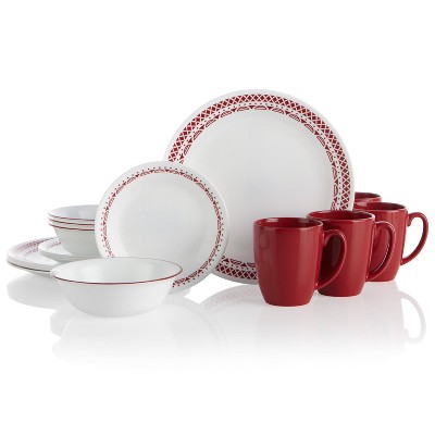 Corelle Classic 16pc Glass Cordoba Dinnerware Set