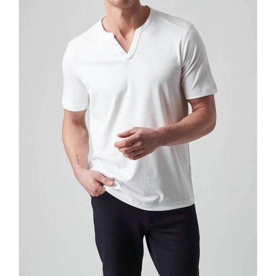 Men's The Brad Short Sleeve Henley - Raffi