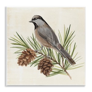 Stupell Industries Bird on Pine Tree, 12" x 12" - 1 of 4