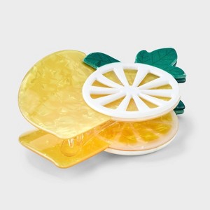 Lemon Claw Hair Clip - A New Day™ Yellow - 1 of 3