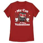 Women's Batman Catwoman My Cat is My Valentine T-Shirt