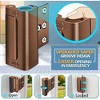 DOMETOUR Home Security Door Reinforcement Lock, Upgraded 800 lbs Safety Latch, Child Proof Deadbolt for Bedroom & Front Door - 2 of 4