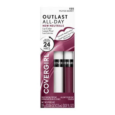 COVERGIRL Outlast All Day Lip Color with Top Coat Lipgloss - 0.07 fl oz
