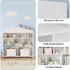 Children's Bookcase, House Shape Shelf, Children's Shelf, Storage Shelf for Children, Children's Room Shelf with 4 Levels, Toy Organiser - 4 of 4