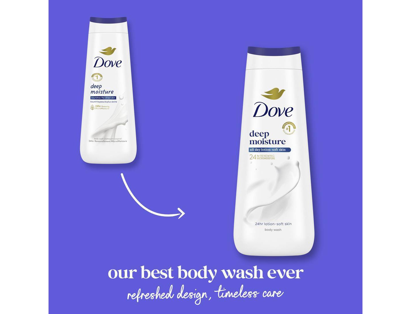 Гель для душа Dove Beauty Deep Moisture для очень сухой кожи, 20 fl oz — фото 3