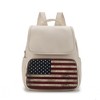 MKF Collection Regina Printed Flag Vegan Leather Women’s Backpack by Mia K - 2 of 4