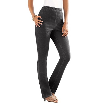 Roaman's Women's Plus Size Tall Straight Leg Comfort Stretch Jean
