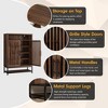 6-Tier Shoe Storage Cabinet with Adjustable Shelves, Freestanding Shoe Organizer - 3 of 4