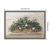 Amanti Art Market Geraniums Crop by Carol Rowan Framed Canvas Wall Art - 4 of 4