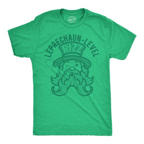 Мужские футболки Crazy Dog T-Shirts, Inc. Mens Funny T Shirts Sprite Level charm Sarcastic St Patricks Day Graphic Tee for Men - Crazy Dog Men's T Shirt for Saint Patrick's Day Green M