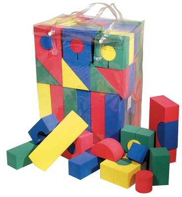 Kaplan Early Learning Foam Brick Builders - Set Of 25 : Target