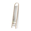 Bellwood Leaning Mirror Natural - Umbra: Poplar Frame, Modern Design, Full Body Reflection - 2 of 4