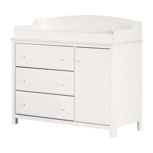 Cotton Candy Changing Table With Station Pure White South
