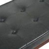 NicBex Modern Mid-Century Tufted Button Ottoman Bench with Wooden Legs,Upholstered Shoe Bench for Living Room,Bedroom,Entryway - 4 of 4