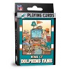 MasterPieces Officially Licensed NFL Miami Dolphins Fan Deck Playing Cards - 54 Card Deck - 2 of 4