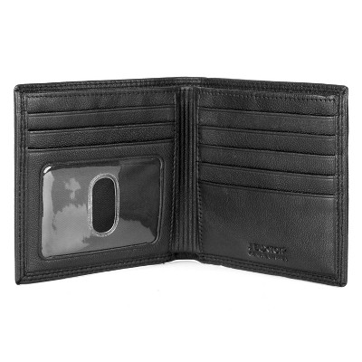 J. Buxton Emblem Cardex Leather Wallet - Black : Target