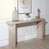 KIGFTSOD Modern Minimalist Wooden Console Table, Decorative Accent for Entryway, Living Room, Hallway - 2 of 4