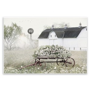 Stupell Industries Endearing Vintage Flower Wagon Wall Plaque Art - 1 of 4