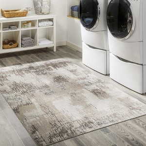Hauteloom Kuyucak Washable Abstract Rug - 1 of 4