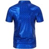 Men's 70s Disco Shirts Shiny Sequins Short Sleeve Party Shirt Slim Fit Nightclub Costume Tops - 4 of 4
