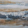 Canvas Landscape Framed Wall Art Set of 3: Olivia & May, Modern Home Decor, Vertical Display - 3 of 4